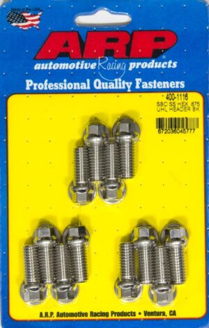 ARP Header Bolt Kit – 6pt. 3/8 x .875 UHL (12) 400-1116