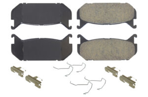 CENTRIC BRAKE PARTS Posi-Quiet Ceramic Brake Pads with Shims and Har 105.0584