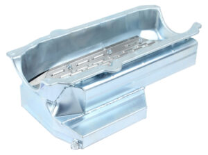 CHAMP PANS SBC Oil Pan – 6.5 Deep w/Kick-Out 86-Up CP106KORB