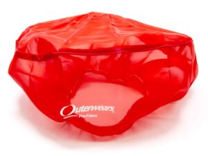 OUTERWEARS 14in. x 6in. Pre-Filter W/Top Red 10-1160-03