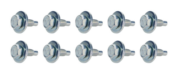 ALLSTAR PERFORMANCE Body Bolt 3/4in 10pk Silver ALL16552