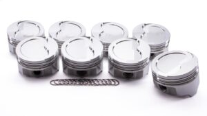 ICON PISTONS Olds 455 Forged D-Cup Piston Set 4.156 -25cc IC887.030