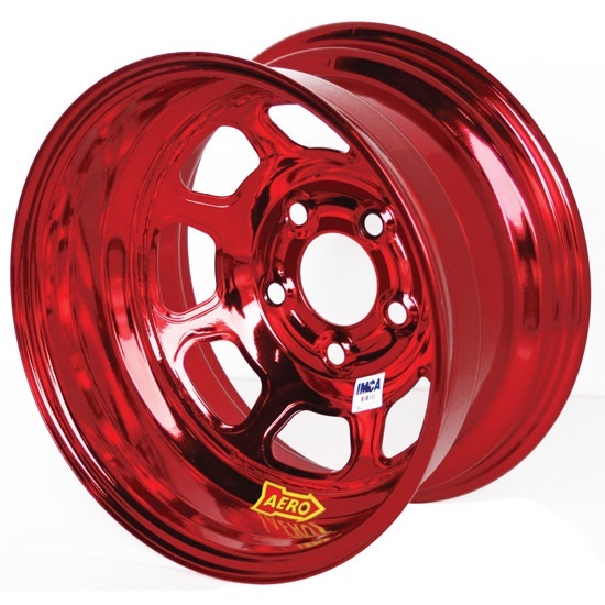 AERO RACE WHEELS 15×8 3in 5.00 Red Chrome 52-985030RED