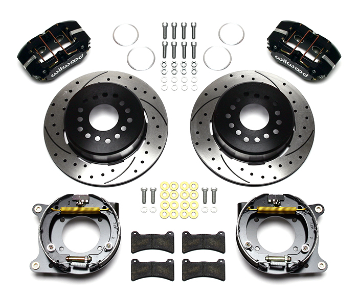 WILWOOD Rear Brake Kit GM w/Park Drilled 140-11827-D