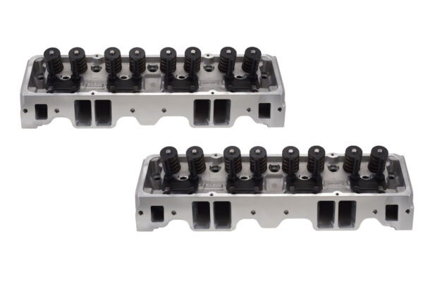 EDELBROCK SBC E-Street Cylinder Heads – 2.02/1.60 S/P 5089