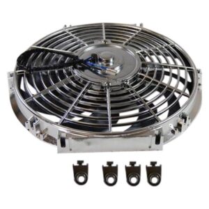 RACING POWER CO-PACKAGED 12In Electric Fan Curved Blades R1203