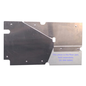 TRIPLE X RACE COMPONENTS Sprint Car Kick Panel RH Quick Access SC-BW-5693