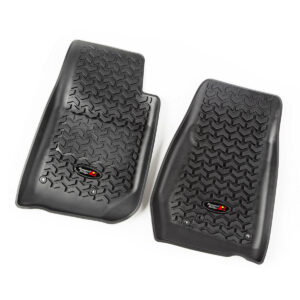 RUGGED RIDGE Floor Liners Front Black 14-18 Jeep Wrangler 12920.03