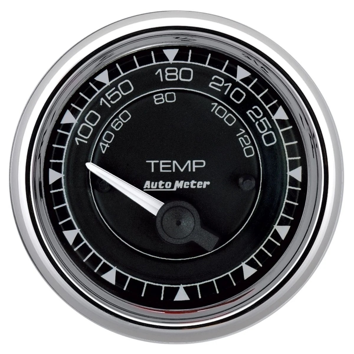AUTOMETER 2/16 Chrono Chrome Gauge Temp 100-250 Degree 9737