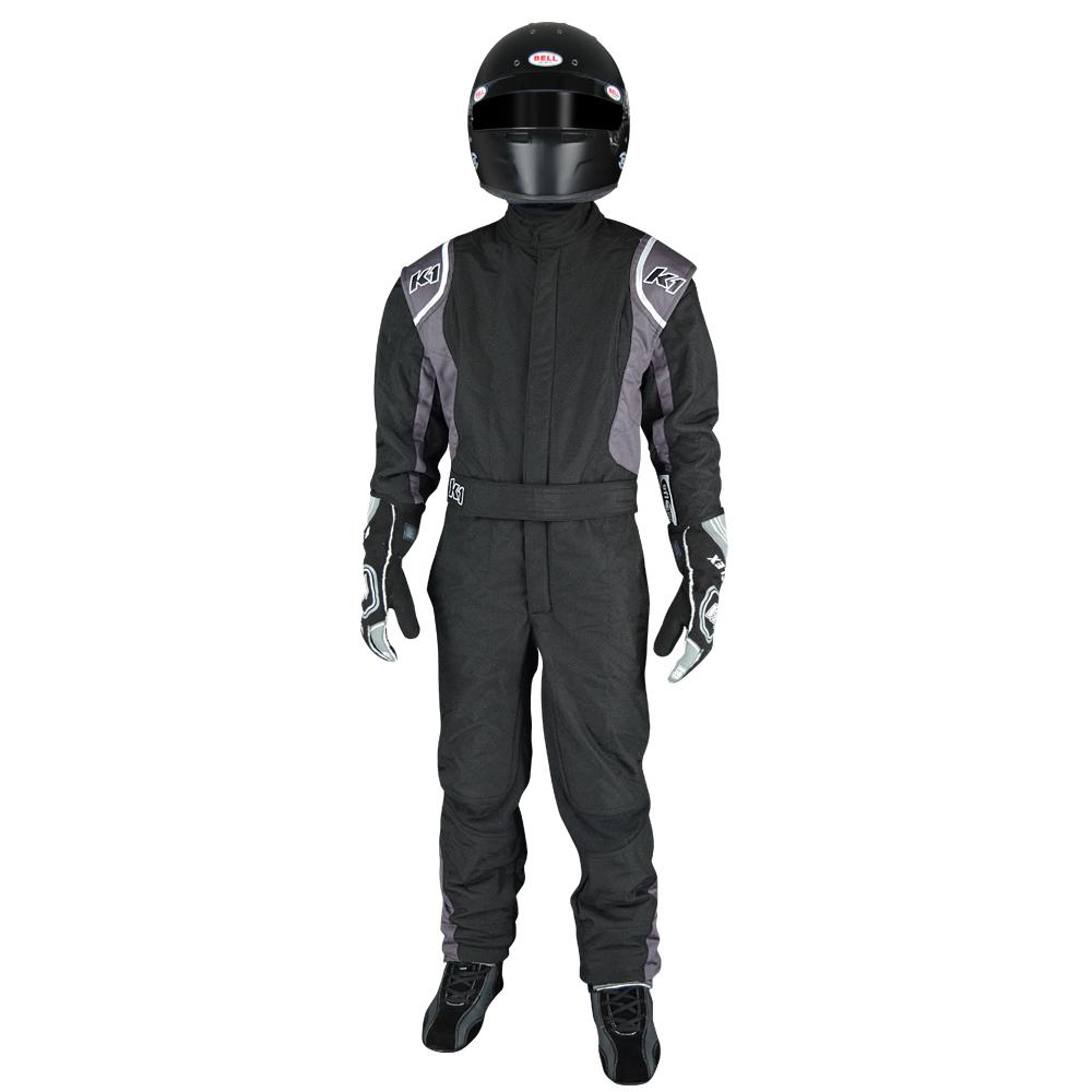 K1 RACEGEAR Suit Precision II Black / Gray 3X-Small Youth 20-PRY-NG-3XS