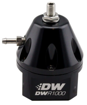 DEATSCHWERKS Fuel Pressure Regulator Adjustable  Black Finish 6-1000-FRB