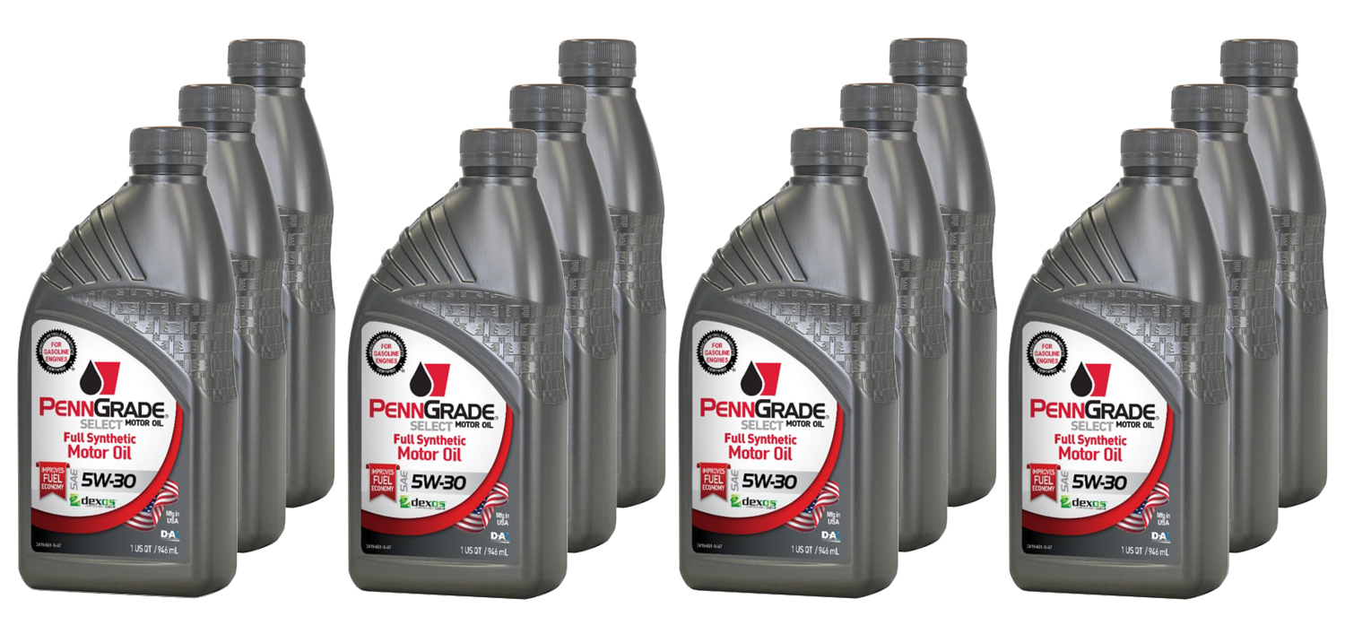 PENNGRADE MOTOR OIL PennGrade Select 5w30 Case 12 x 1 Quart 61516