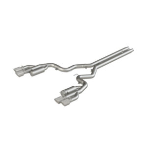MBRP INC 18-  Mustang 5.0L 3in Ca t Back Exhaust Quad Dual S7207AL