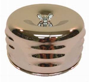 RACING POWER CO-PACKAGED 4 X 2 7/8 Louvered Air Cleaner  Set R2339