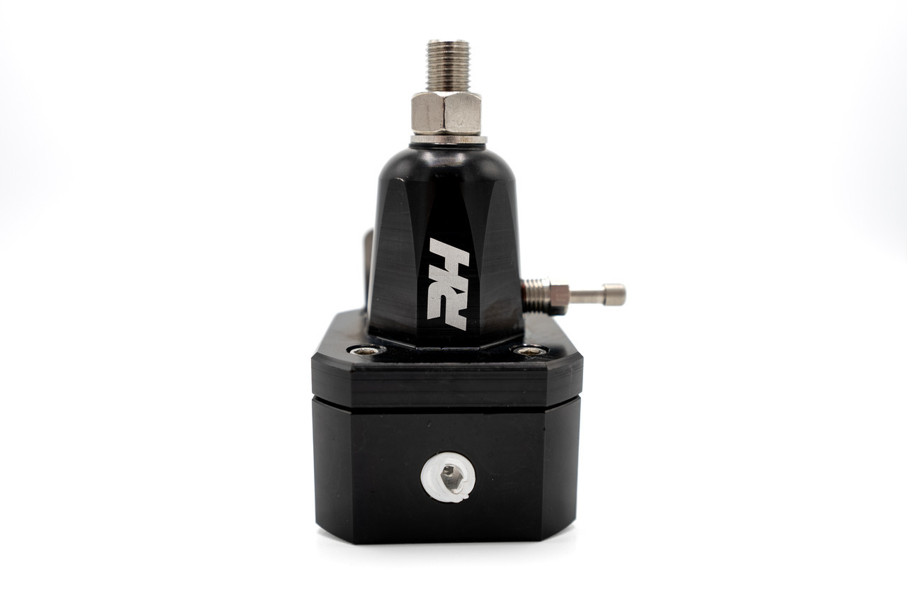 REDHORSE PERFORMANCE 8AN Universal Bypass Fuel Pressure Reg Black 7910-08-2