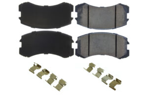 CENTRIC BRAKE PARTS Posi-Quiet Ceramic Brake Pads with Shims and Har 105.0904