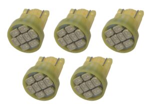 PACER PERFORMANCE T10 LED Amber Bulbs 5 Pack 20-100