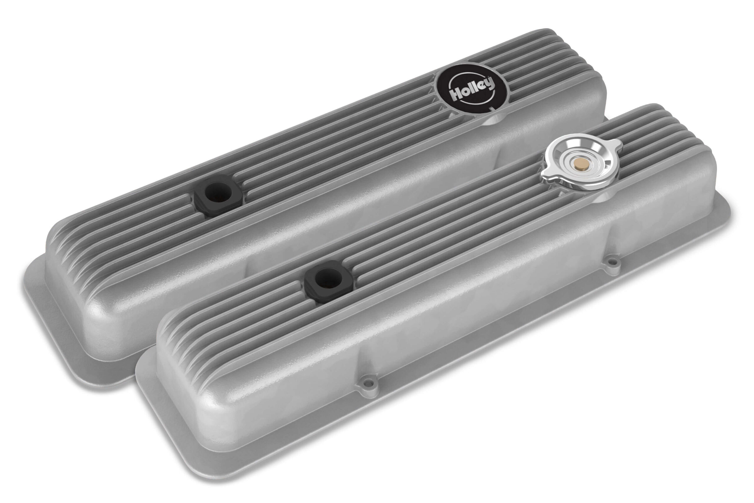 HOLLEY SBC Muscle Series Valve Covers (pair) 241-134