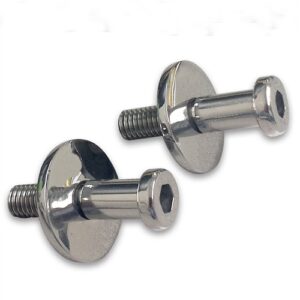 EDDIE MOTORSPORTS Door Striker Bolts Polished MS277-20P
